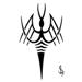 Tribal design of an evil bird..