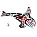 Killer whale designed in the haida tribal style.  ..