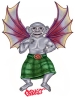 Monkey in Kilt with Wings..