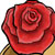 rose with banner..