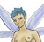 fairy with blue hair..