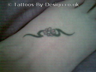 Daisy Foot Tattoo