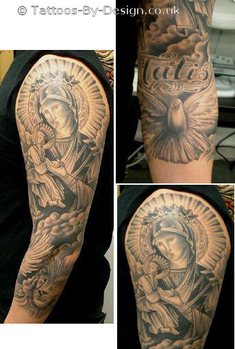 father son holy spirit symbol tattoo