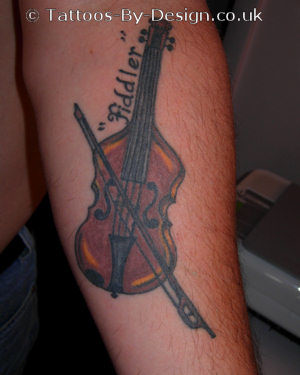 Fiddle Tattoo