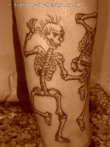 Skeleton leg