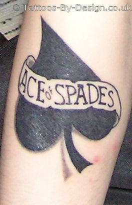 ace of spades tattoo small