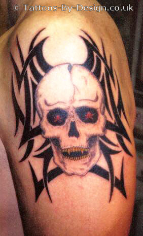 skull tribal